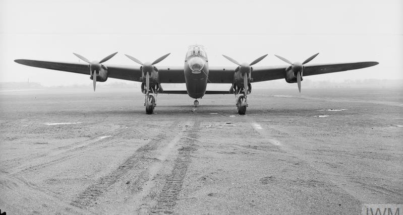 Avro Lancaster front view