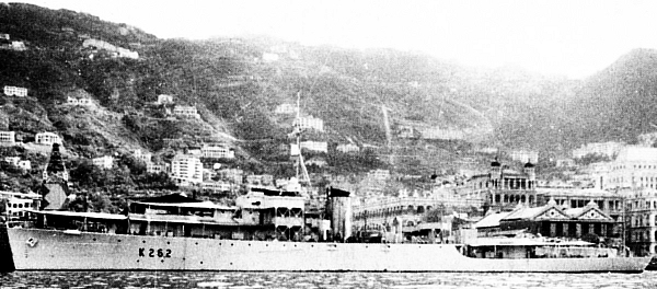 HMS AIRE in Hong Kong